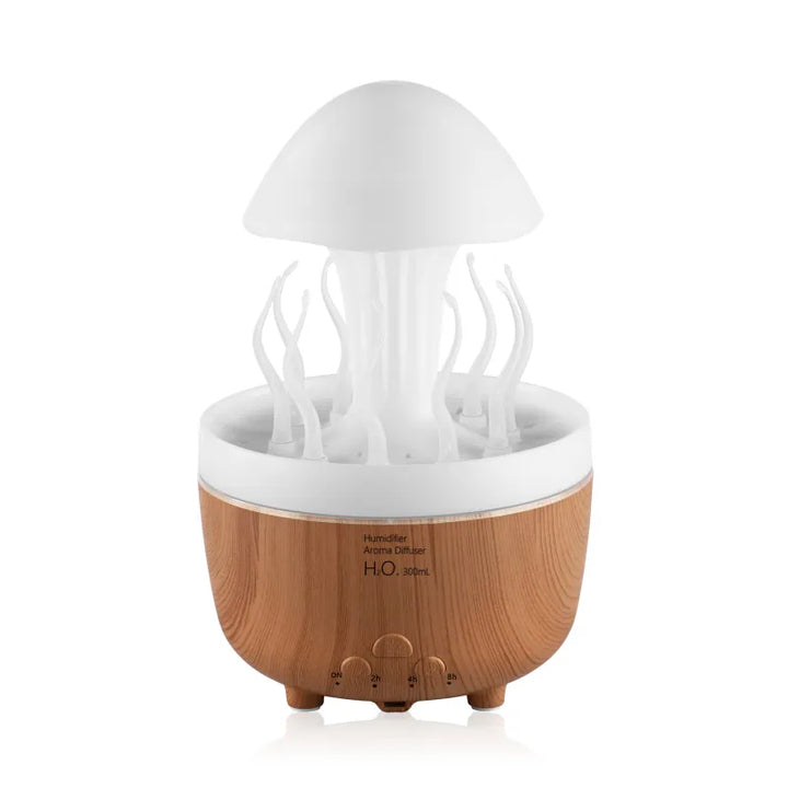 Rotating Water Drop Aroma Diffuser Colorful Night Lamp