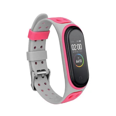 Silicone Smart watchband for xiaomi mi band 7 6 5 4 Wristband Mi band  replacement belt correa for XIOmi mi band 3 4 5 bracelet