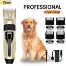 Máquina de Tosquia USB Recarregável para Cães e Gatos — Silenciosa