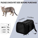 Mala de Transporte Mochila para Cão e Gato Pequeno — Aprovada para Voo