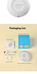 Máquina de Ruído Branco para Bebé - Luz Noturna e Sons