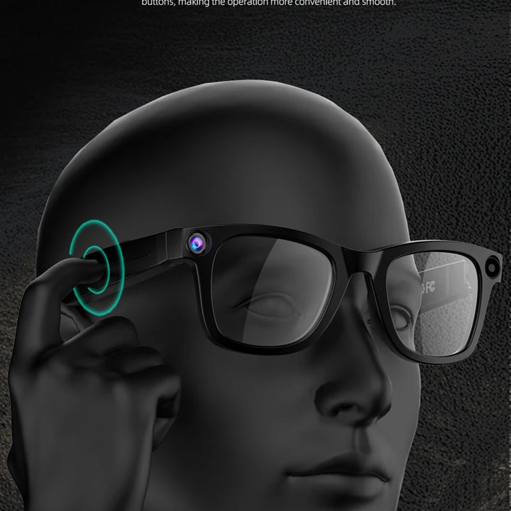 Xiaomi 4k Smart AI Bluetooth Glasses HD 800W pixel Shooting Waterproof Camera Photo Video Voice Call Translation Smart Glasses