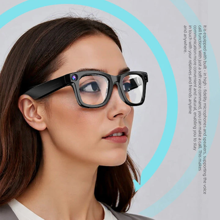 Xiaomi 4k Smart AI Bluetooth Glasses HD 800W pixel Shooting Waterproof Camera Photo Video Voice Call Translation Smart Glasses