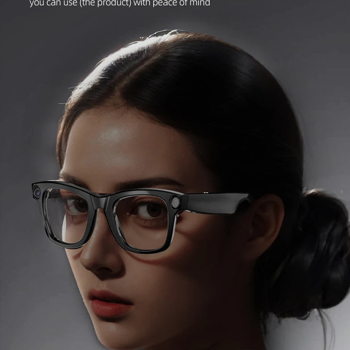 Xiaomi 4k Smart AI Bluetooth Glasses HD 800W pixel Shooting Waterproof Camera Photo Video Voice Call Translation Smart Glasses